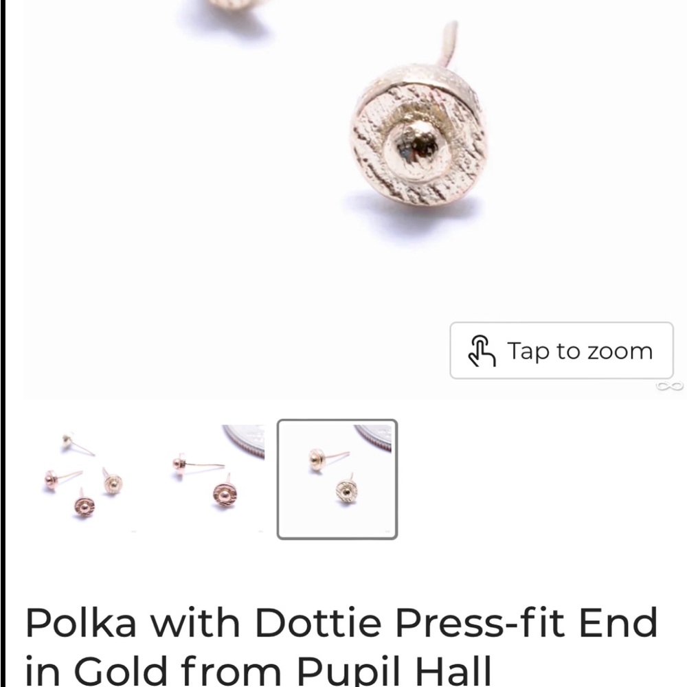 Pupil Hall-Polka With Dottie NWOT